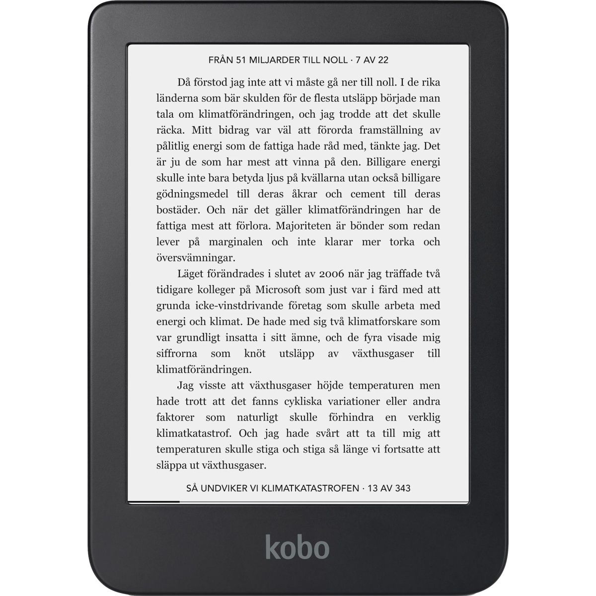 

Електронна книга Kobo Clara BW Black (N365-KU-BK-K-EP)