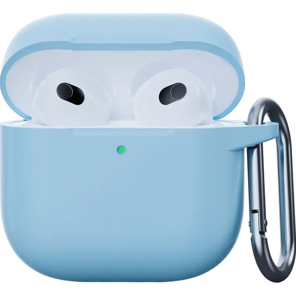 

Чехол Silicone Case для Apple AirPods 4 Light Blue