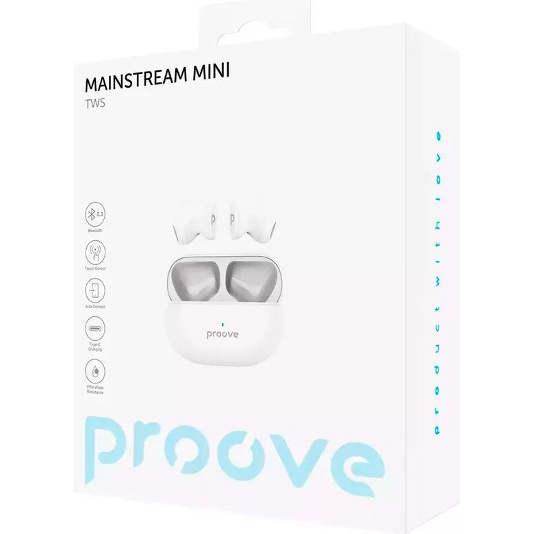 Навушники Proove Mainstream Mini TWS White (TWMM00010002) 