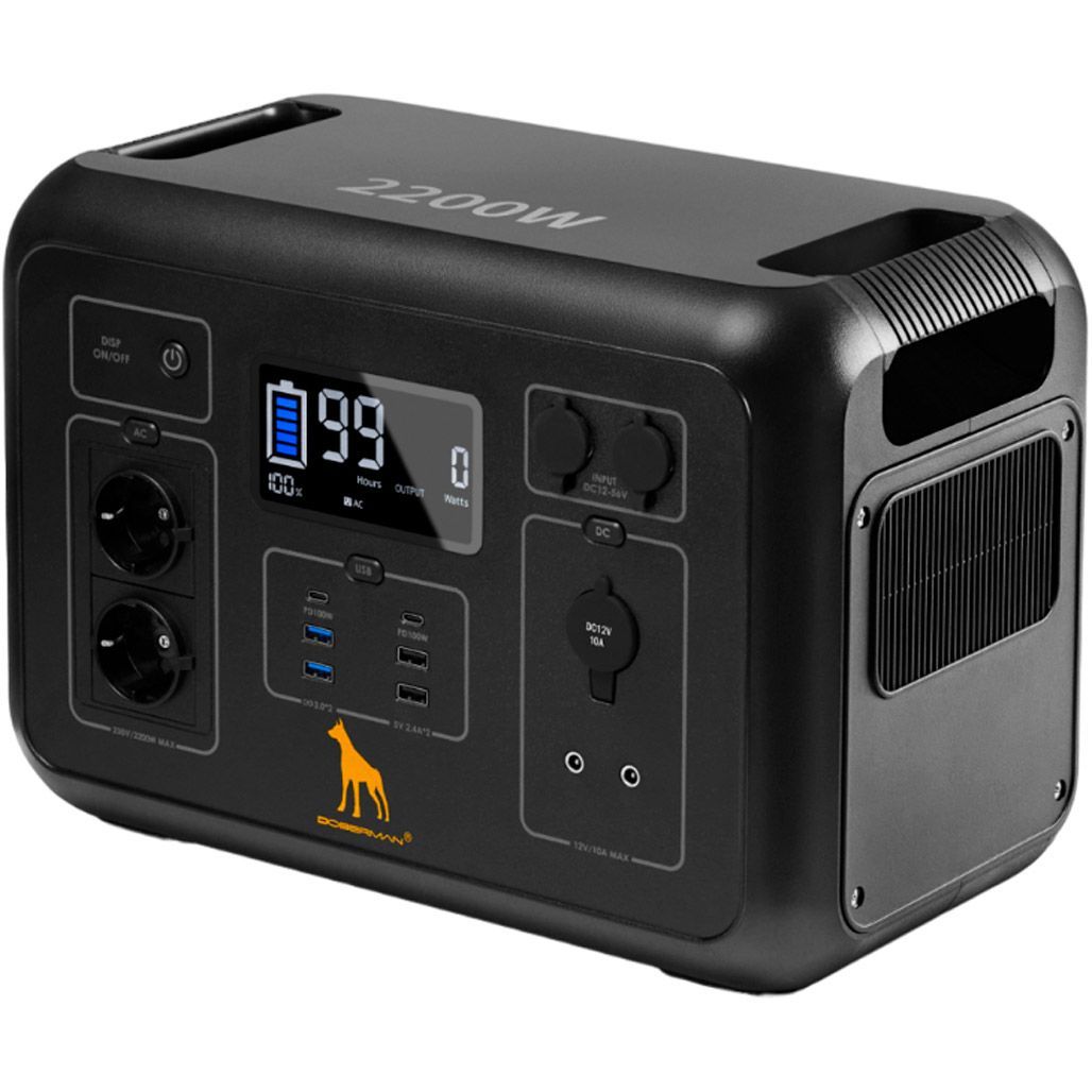 

Зарядна станція Doberman Power Station 2200W 2131Wh