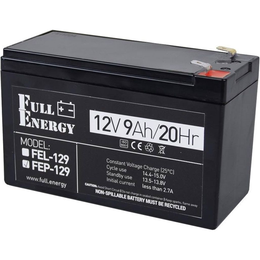 

Акумулятор Full Energy FEP-129 AGM 12V (12V/9Ah/108Wh)