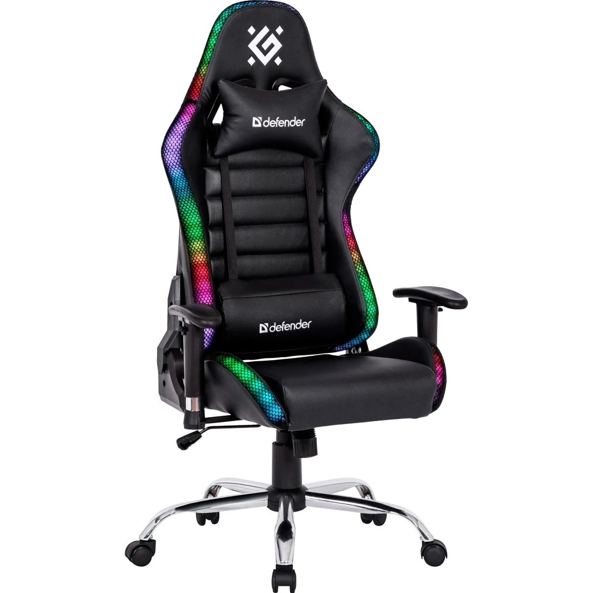 Геймерське крісло Defender Ultimate RGB Black (64355)