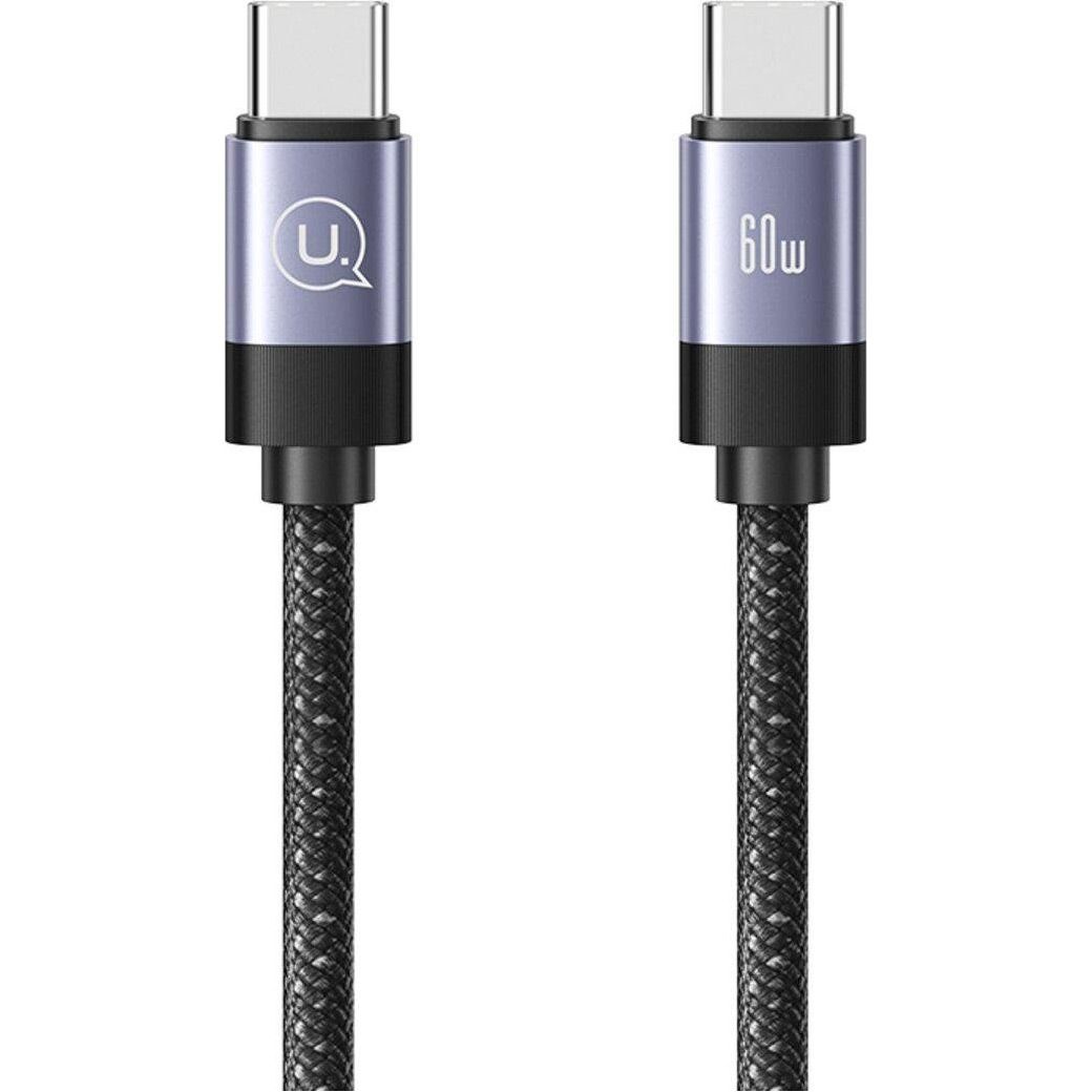 

Кабель Usams US-SJ704 Rui Magnetic USB-C to USB-C 60W 1m Tarnish (SJ704USB01)