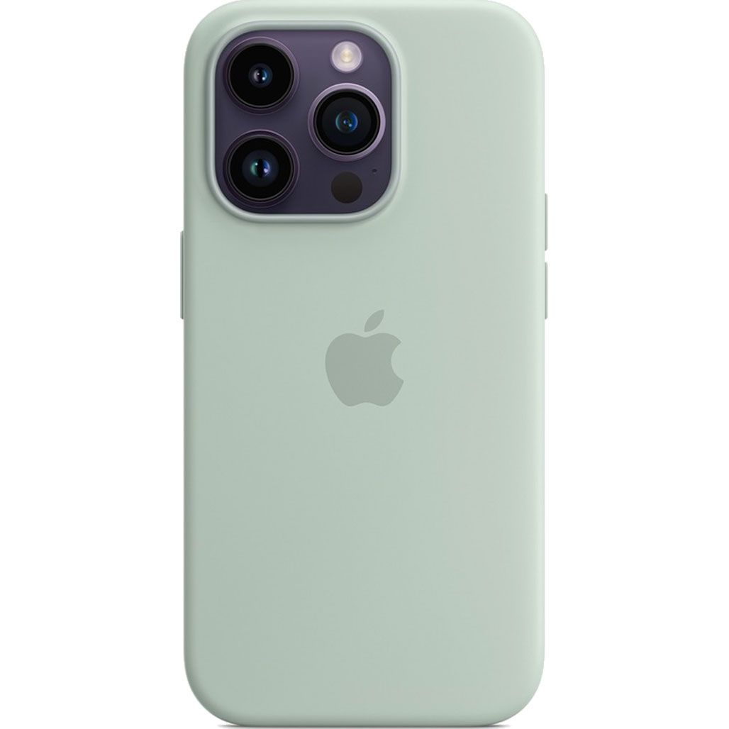 Чехол Silicone Case with MagSafe для Apple iPhone 14 Pro Succulent AAA