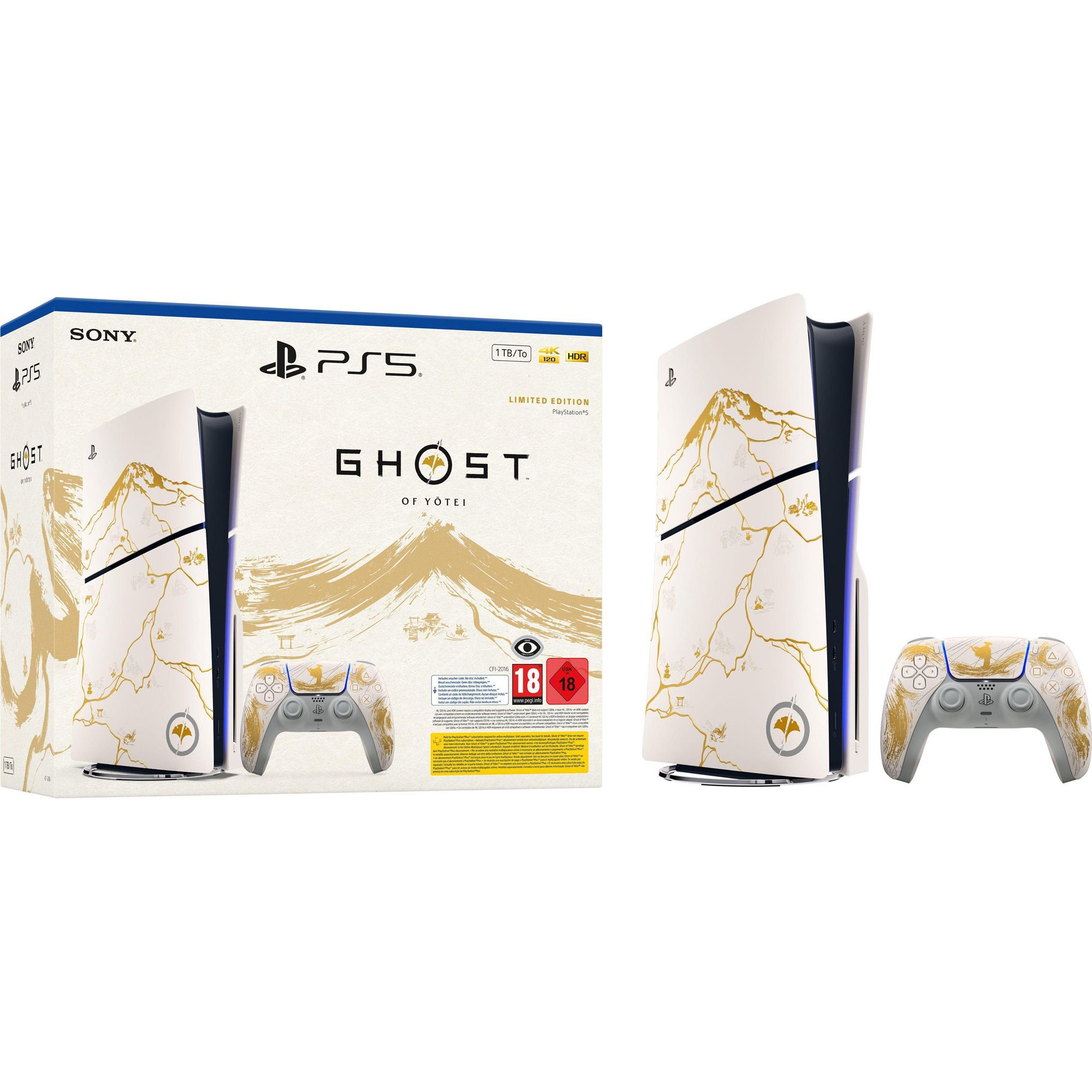 

Ігрова консоль Sony PlayStation 5 Slim 1TB Ghost of Yotei Limited Edition (1000048368)