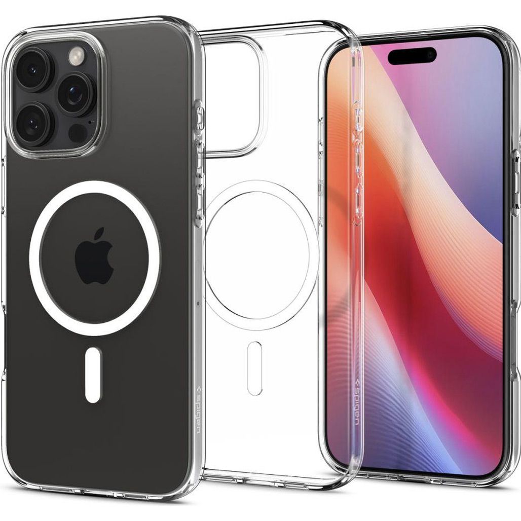 Чохол Spigen Liquid Crystal with MagSafe для Apple iPhone 16 Pro Crystal Clear (ACS08389)