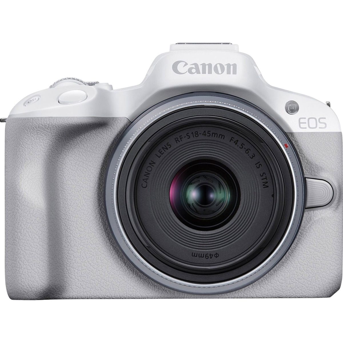 

Бездзеркальний фотоапарат Canon EOS R50 Kit RF-S 18-45mm IS STM White (5812C030) UA