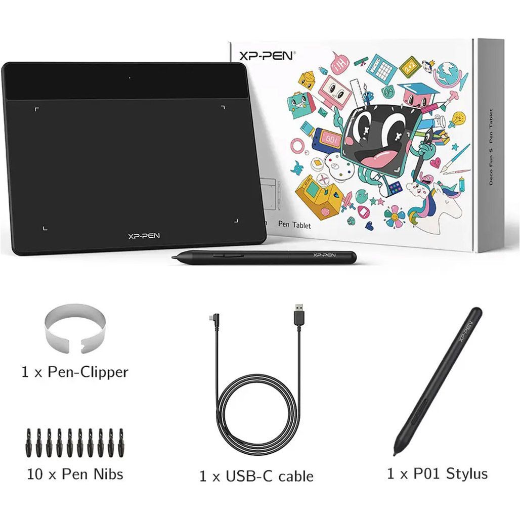 Графічний планшет XP-Pen Deco Fun XS Black