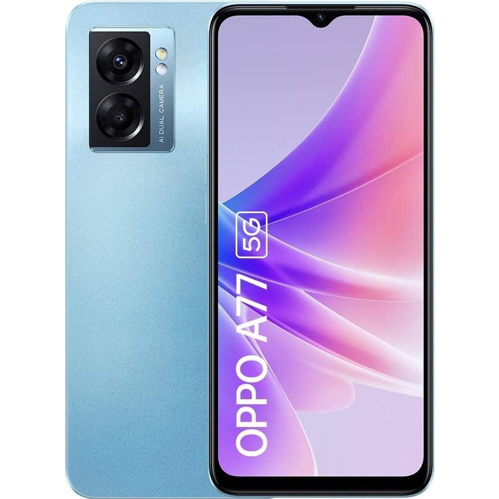 

Смартфон Oppo A77 5G 4/64GB Ocean Blue