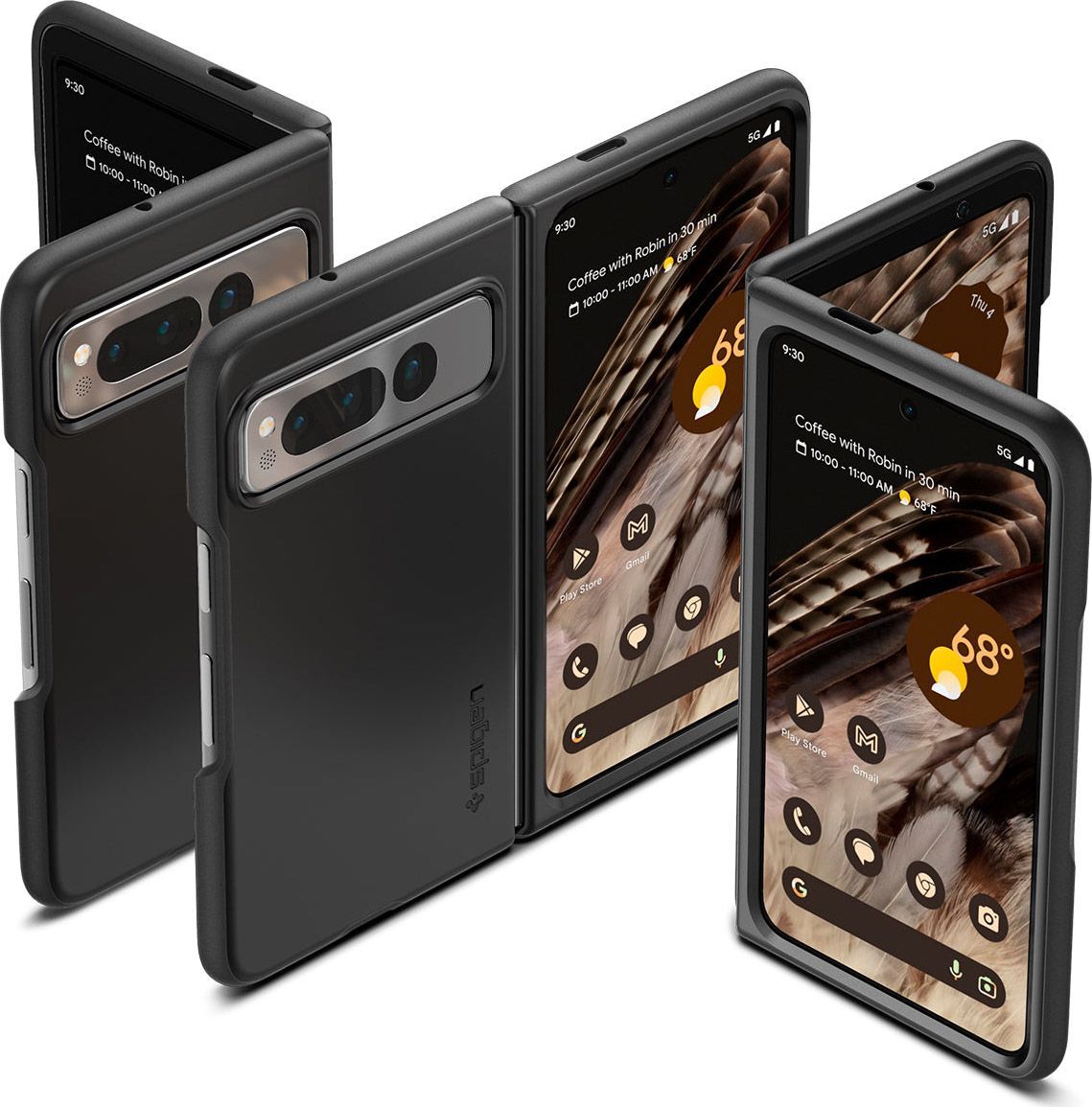 Чохол Spigen Thin Fit для Google Pixel Fold Black (ACS05919)