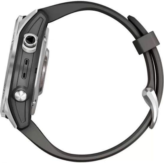 Смарт-годинник Garmin Fenix 7S Silver with Graphite Band (010-02539-00/01)