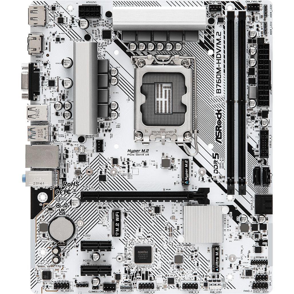 

Материнська плата ASRock B760M-HDV/M.2 D5