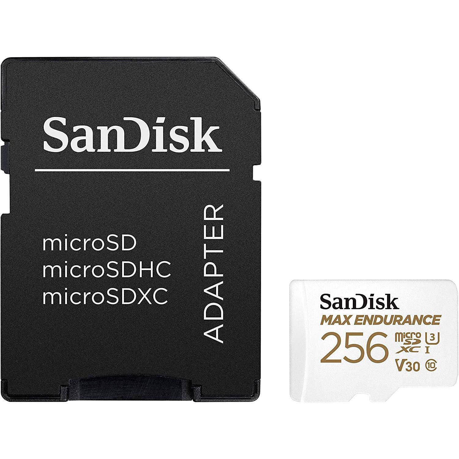 

Карта памяти SanDisk microSDXC 256GB UHS-I Max Endurance U3 V30 R-100MB/s + SD Adapter (SDSQQVR-256G-GN6IA)