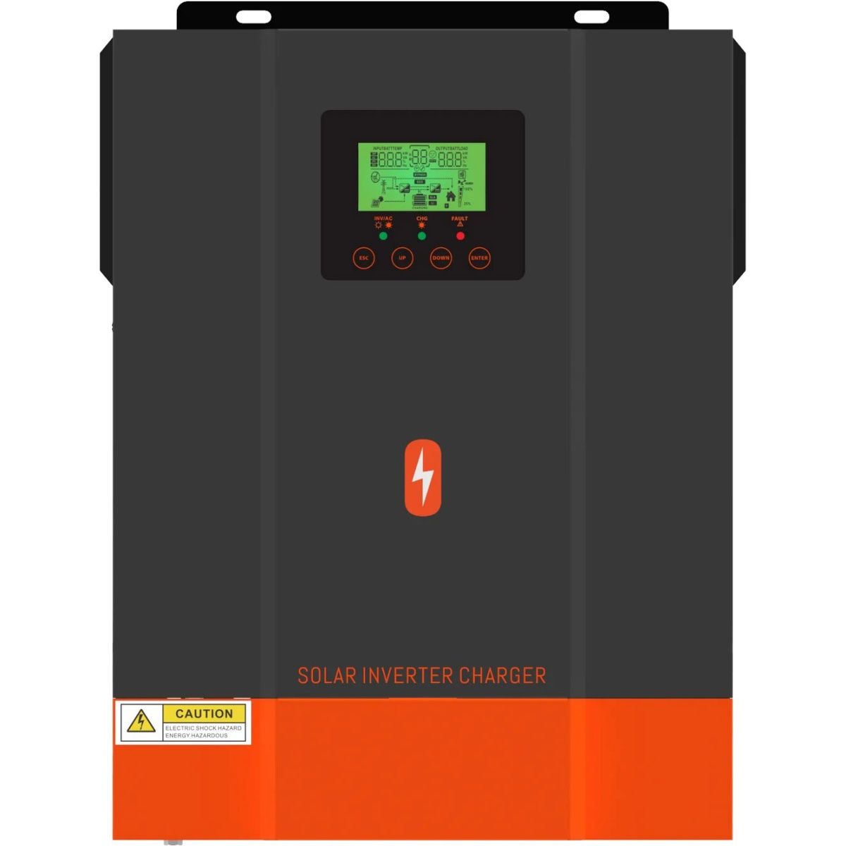 

Гібридний сонячний інвертор Powmr POW-HVM2H-12V-N + АКБ Extralink LiFePO4 2048Wh