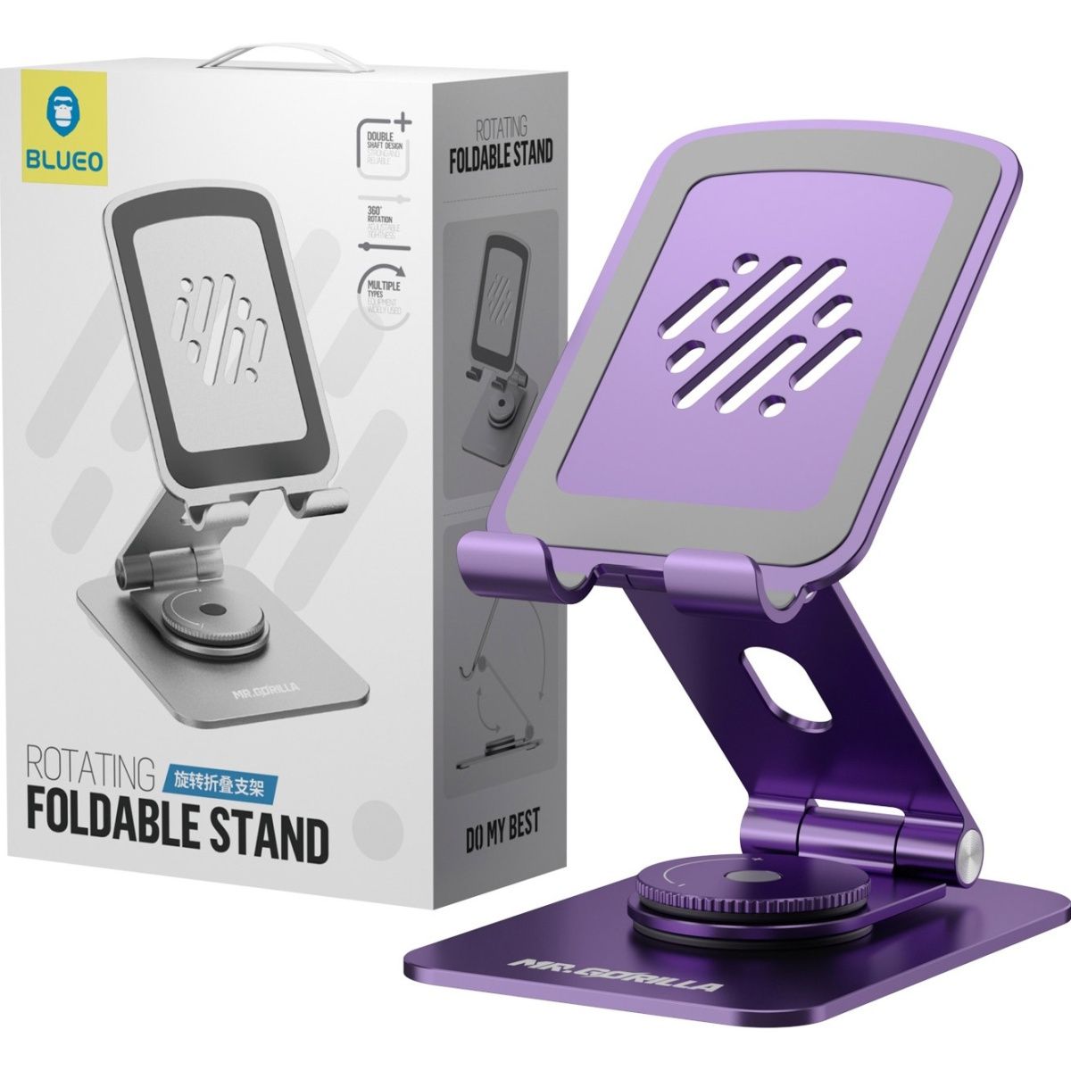 

Підставка для смартфона Blueo Rotary Folding Dark Purple (P012-DPRL)