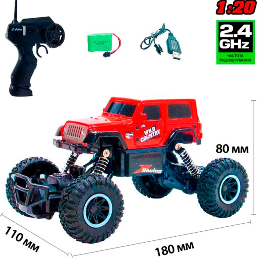 Машинка на радіокеруванні Sulong Toys 1:20 Off-Road Crawler Wild Country Red (SL-106AR)
