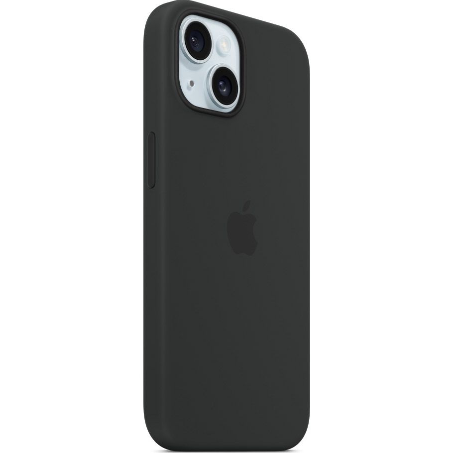 Чохол Apple Silicone Case with MagSafe для iPhone 15 Black (MT0J3ZM/A)