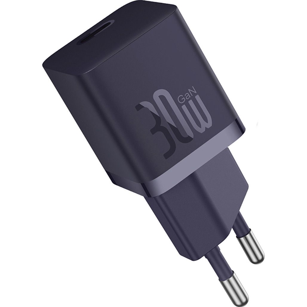 

Мережевий зарядний пристрій Baseus GaN5 Fast Charger (mini) 1C 30W Purple (CCGN070705)