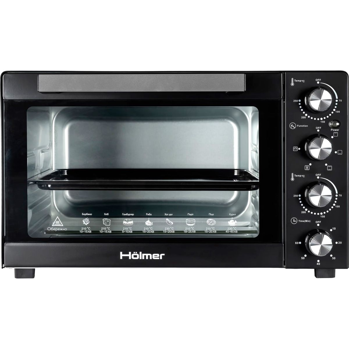 

Настольная электрическая духовка Holmer HEO-083CR