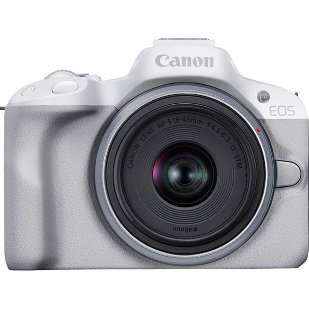 

Беззеркальный фотоаппарат Canon EOS R50 Kit RF-S 18-45mm f4.5-6.3 IS STM White (5812C013)