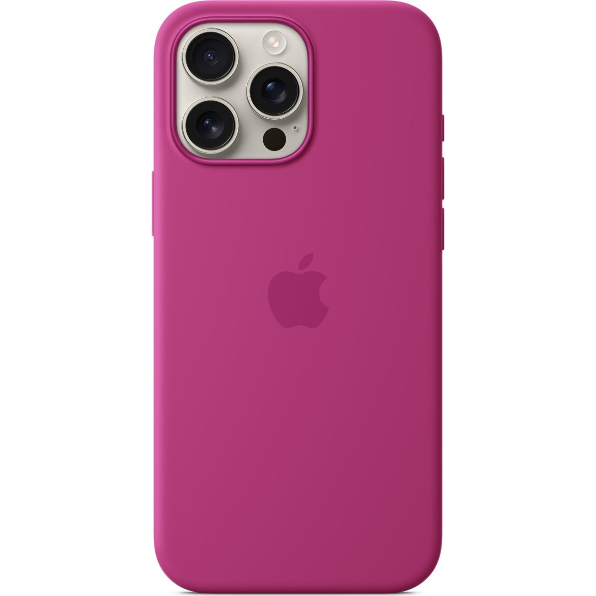 Чохол Apple Silicone Case with MagSafe для iPhone 16 Pro Max Fuchsia (MYYX3ZM/A)