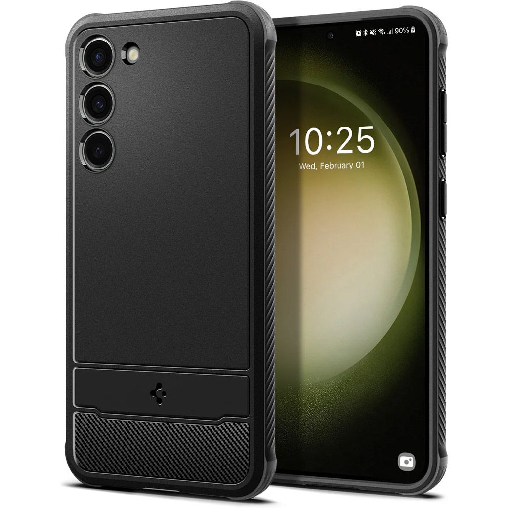 

Чохол Spigen Rugged Armor для Samsung Galaxy S23 Matte Black (ACS05711)