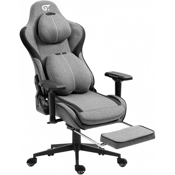 Геймерське крісло GT Racer X-2308 Fabric Gray/Black