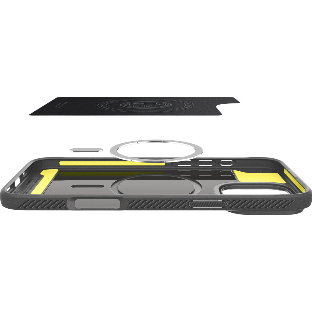 Чохол Spigen Rugged Armor with MagFit для Apple iPhone 16 Pro Grey (ACS08116)