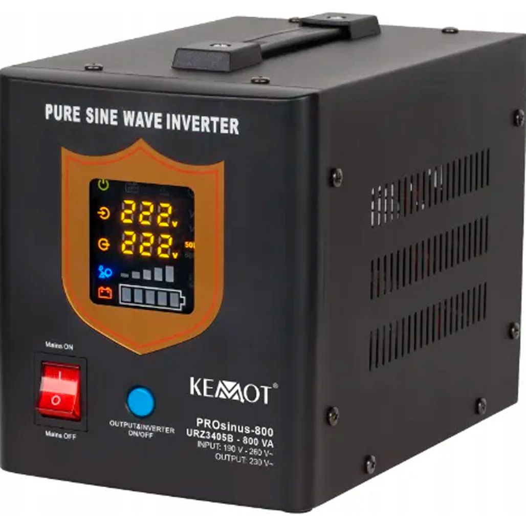 

Источник бесперебойного питания (ИБП) Kemot PROsinus-800 12V 230V 800VA/500W (URZ3405B)