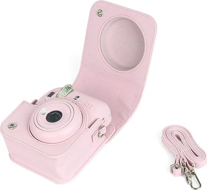 Чехол для фотокамер моментальной печати Fujifilm Instax Mini 12 Pink [87013] 