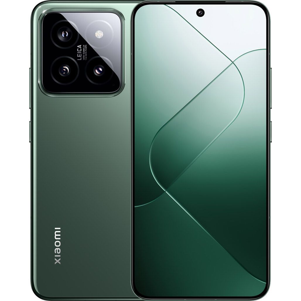 

Смартфон Xiaomi 14 12/512GB Green Global EU