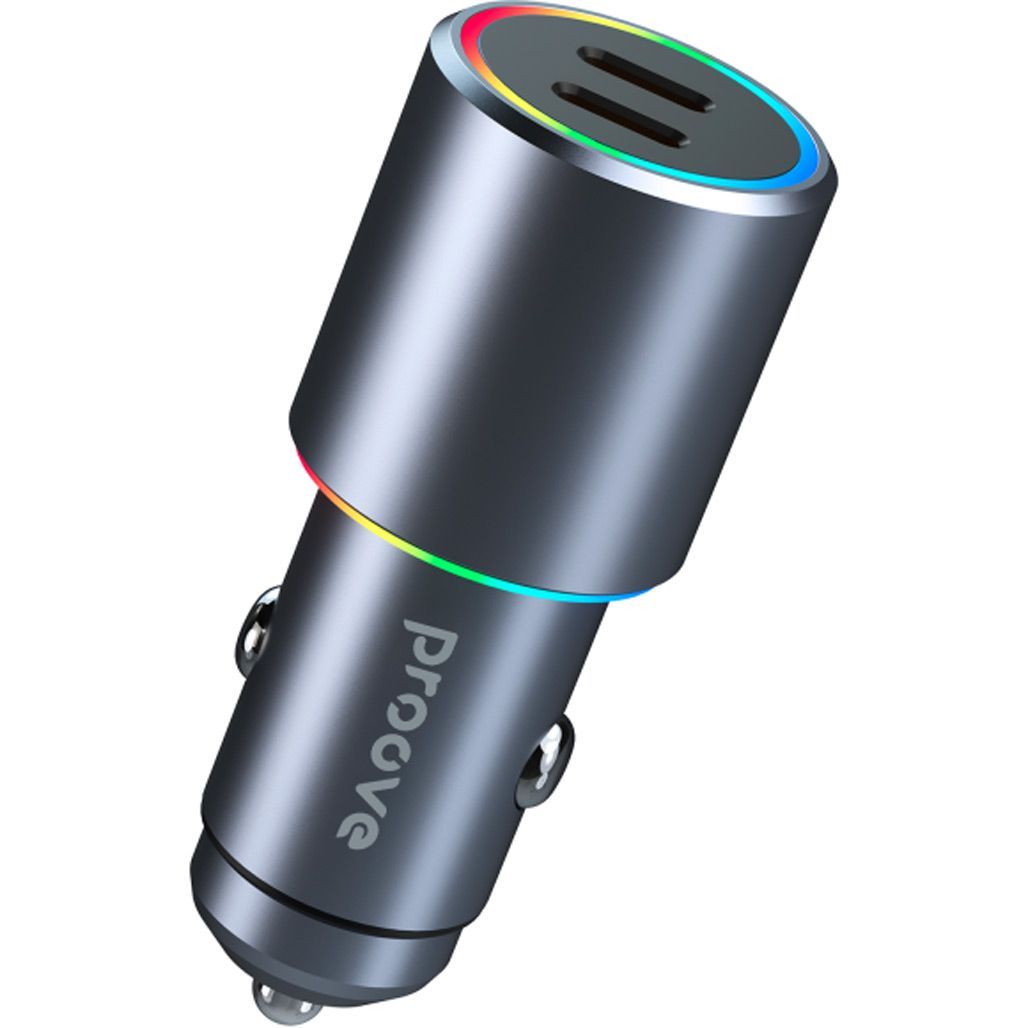 

Автомобильное зарядное устройство Proove Double Energy 50W Type-C + Type-C Metal Gray (ACDE50022206)