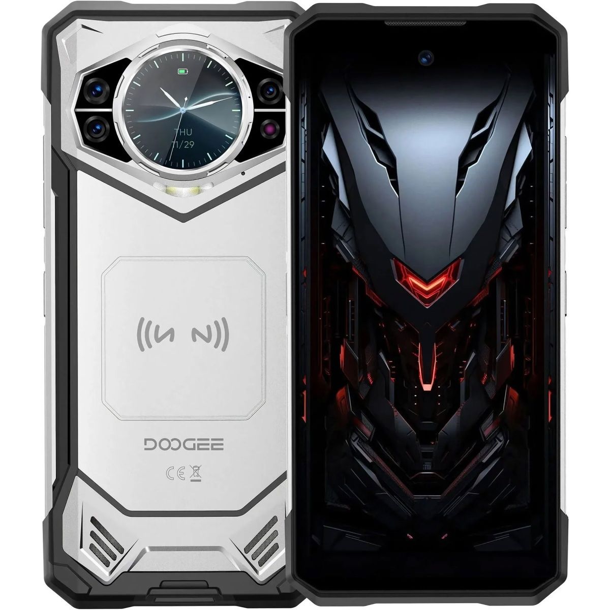 

Смартфон Doogee S200 12/256GB Silver UA-UCRF