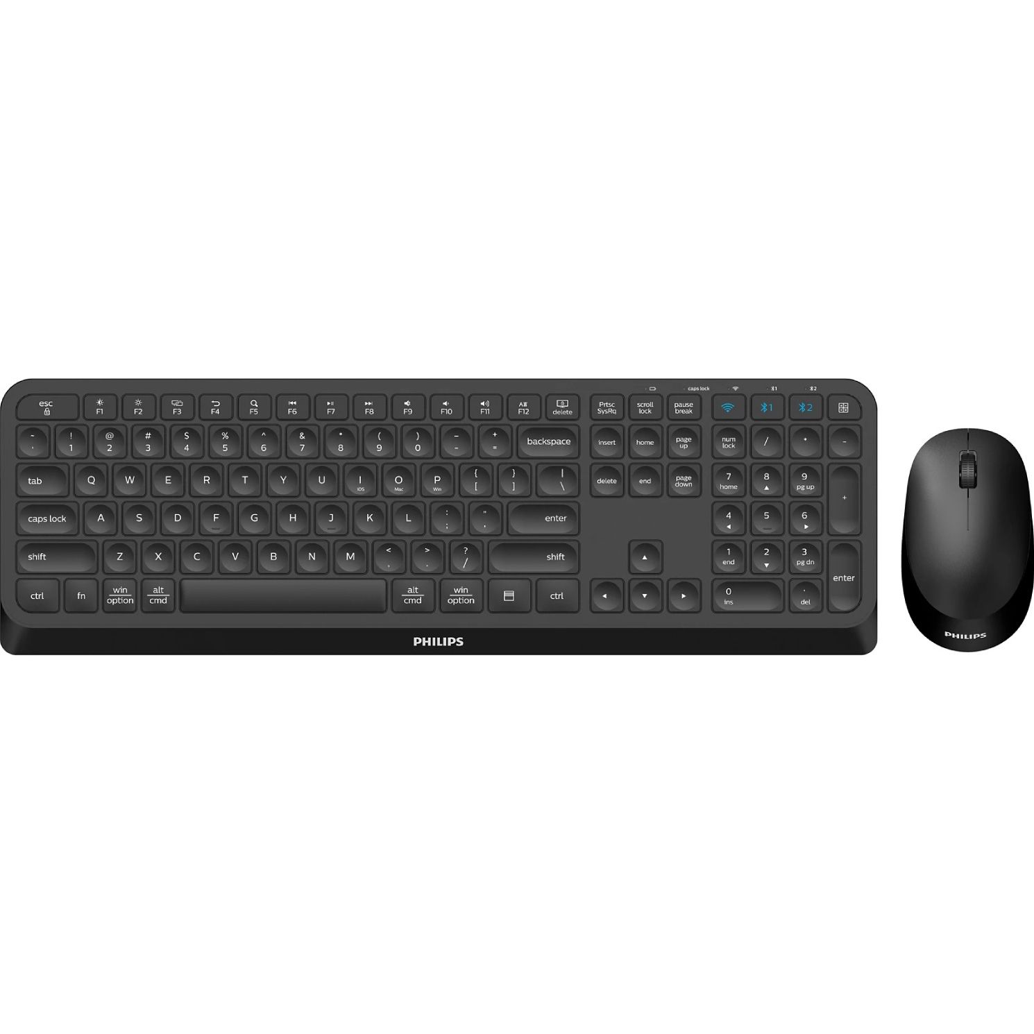 

Комплект (клавиатура + мышь) Philips SPT6407B/00 Black