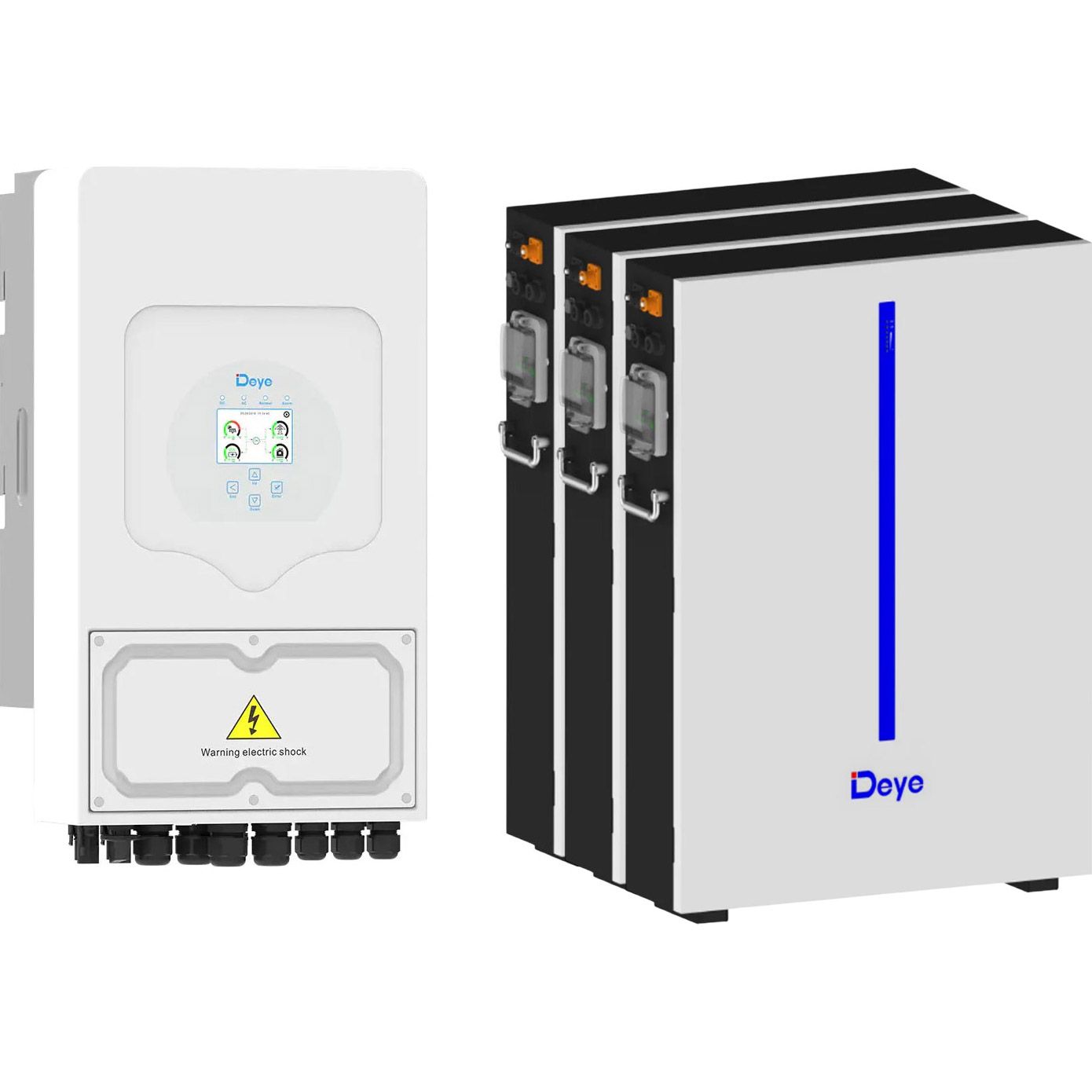 

Система хранения энергии Deye SUN-5K-SG03 5kW + 3 АКБ RW-M6.1-B 18.4kWh (51.2V/120Ah/6144Wh)