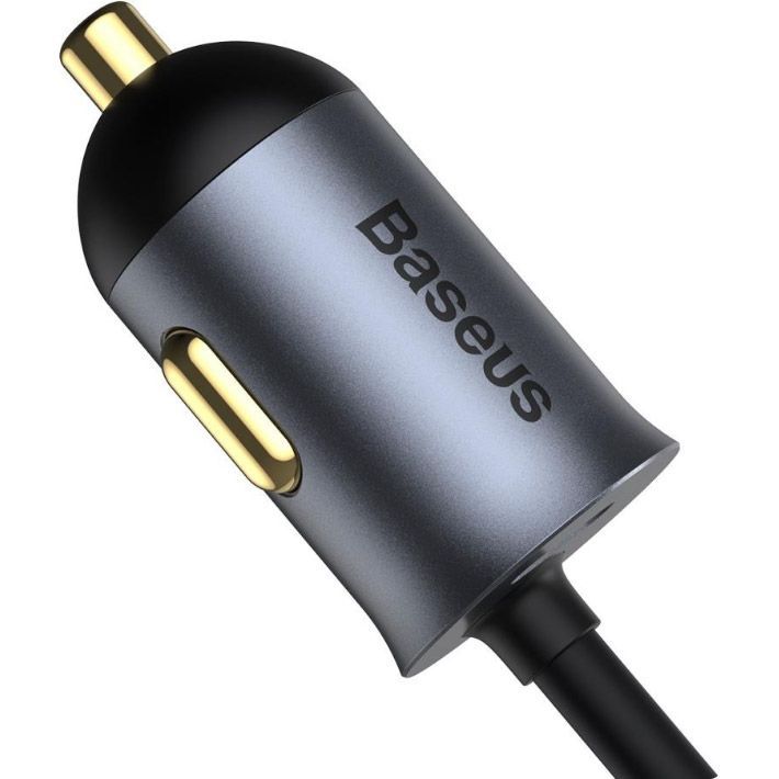 Автомобільний зарядний пристрій Baseus Share Together PPS 2U+2C Gray (CCBT-A0G) 