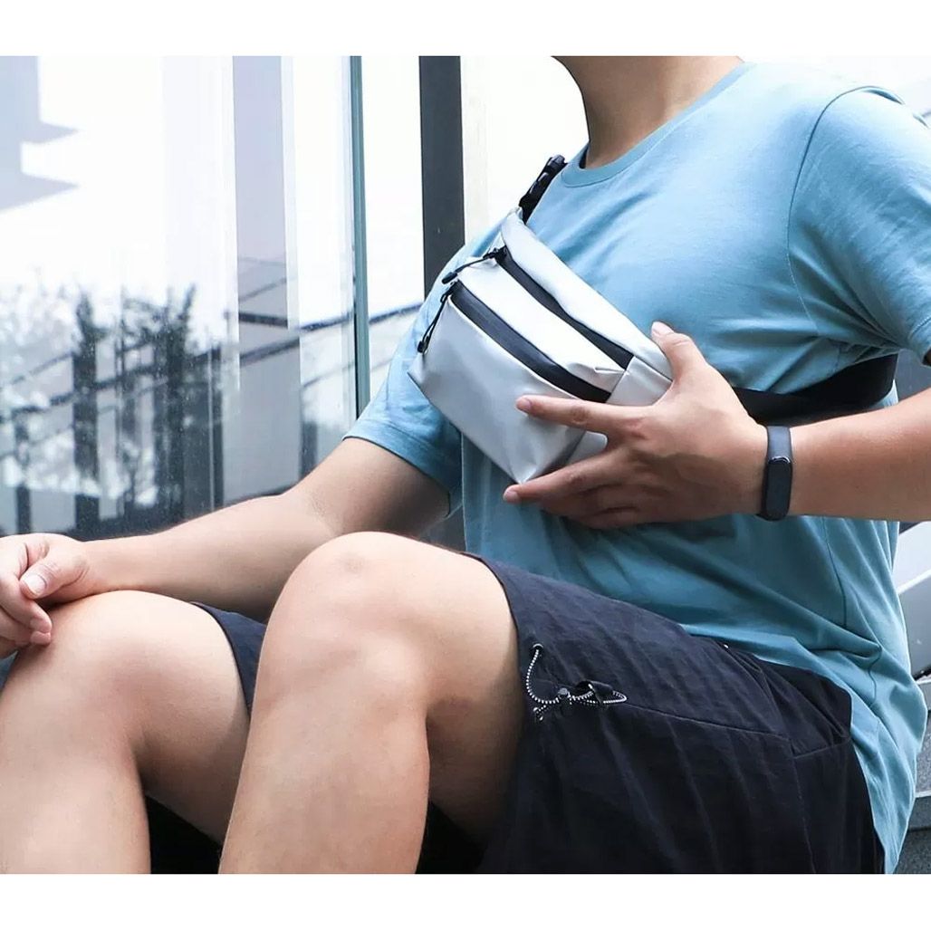 Поясна сумка Xiaomi Freetie Multifunctional Sports Leisure Waist Bag Silver M51013