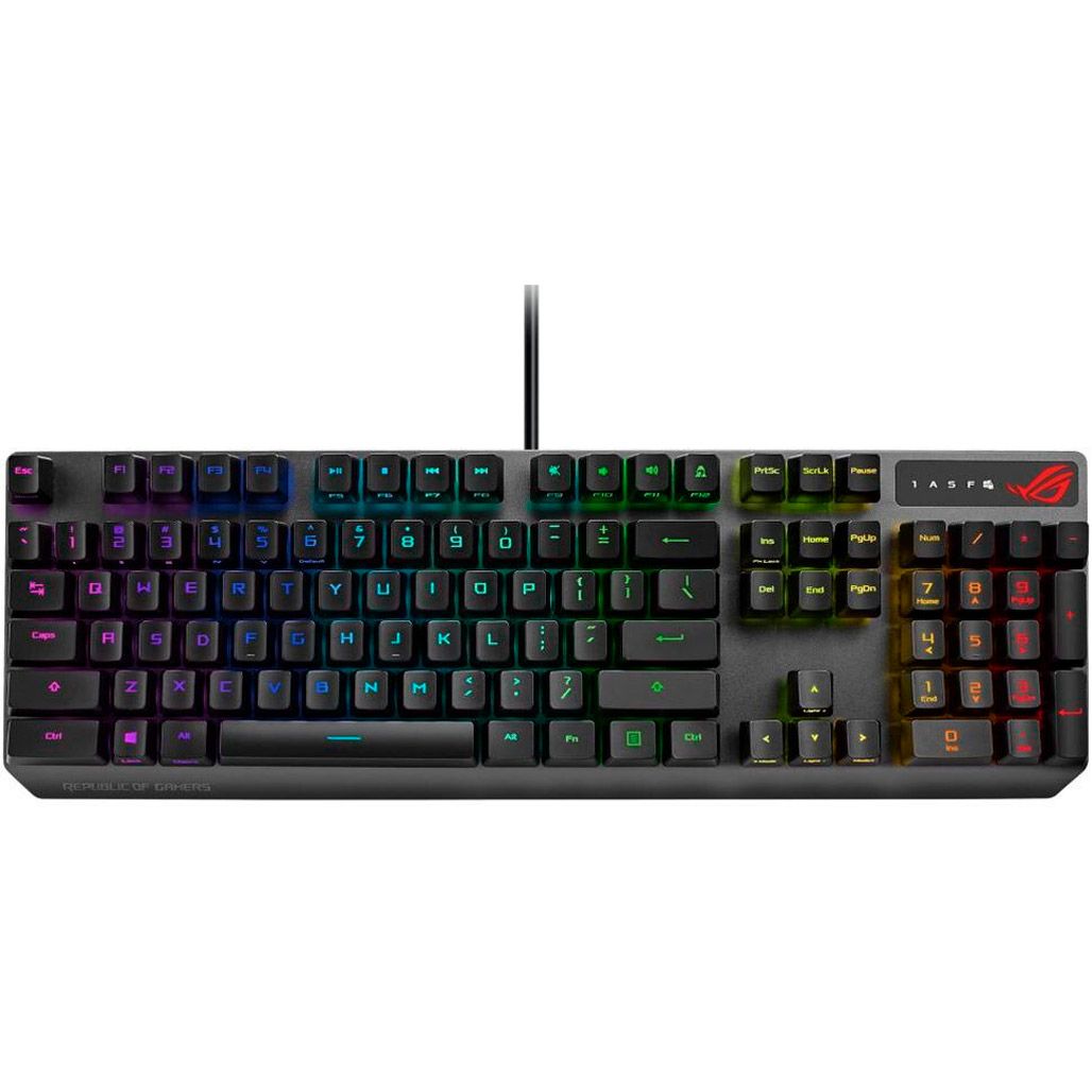

Клавіатура Asus ROG Strix Scope RX Black (90MP0240-BKMA00)