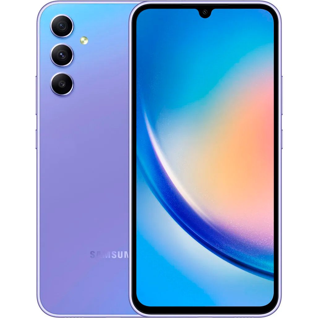 

Смартфон Samsung Galaxy A34 5G 6/128GB Violet (SM-A346ELVA)