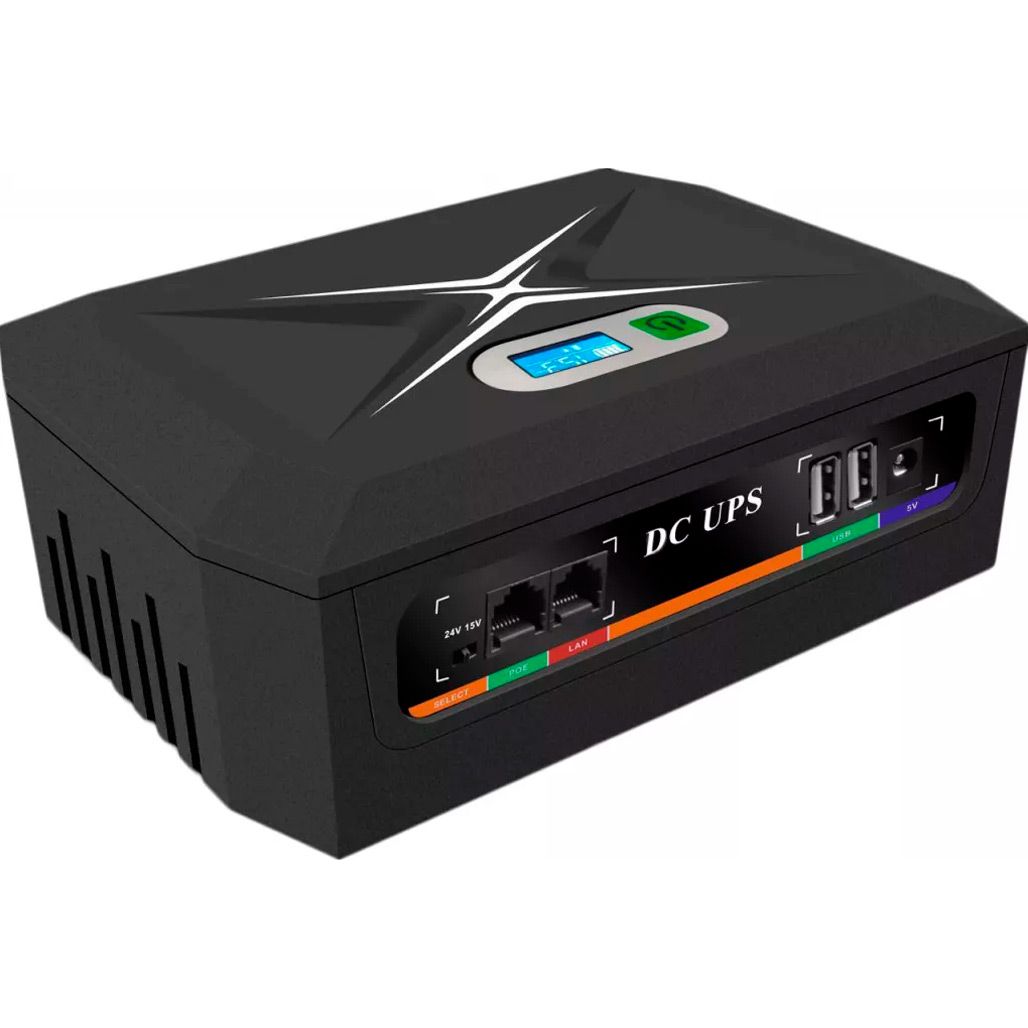 

Джерело безперебійного живлення (ДБЖ) для роутера TTN DCP-60W 48000mAh
