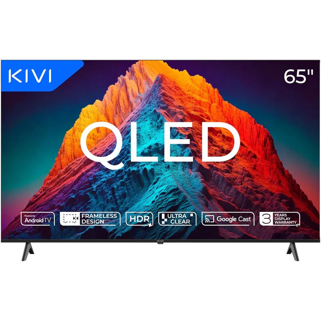 

Телевізор Kivi U770QB 65" QLED 4K (65U770QB)