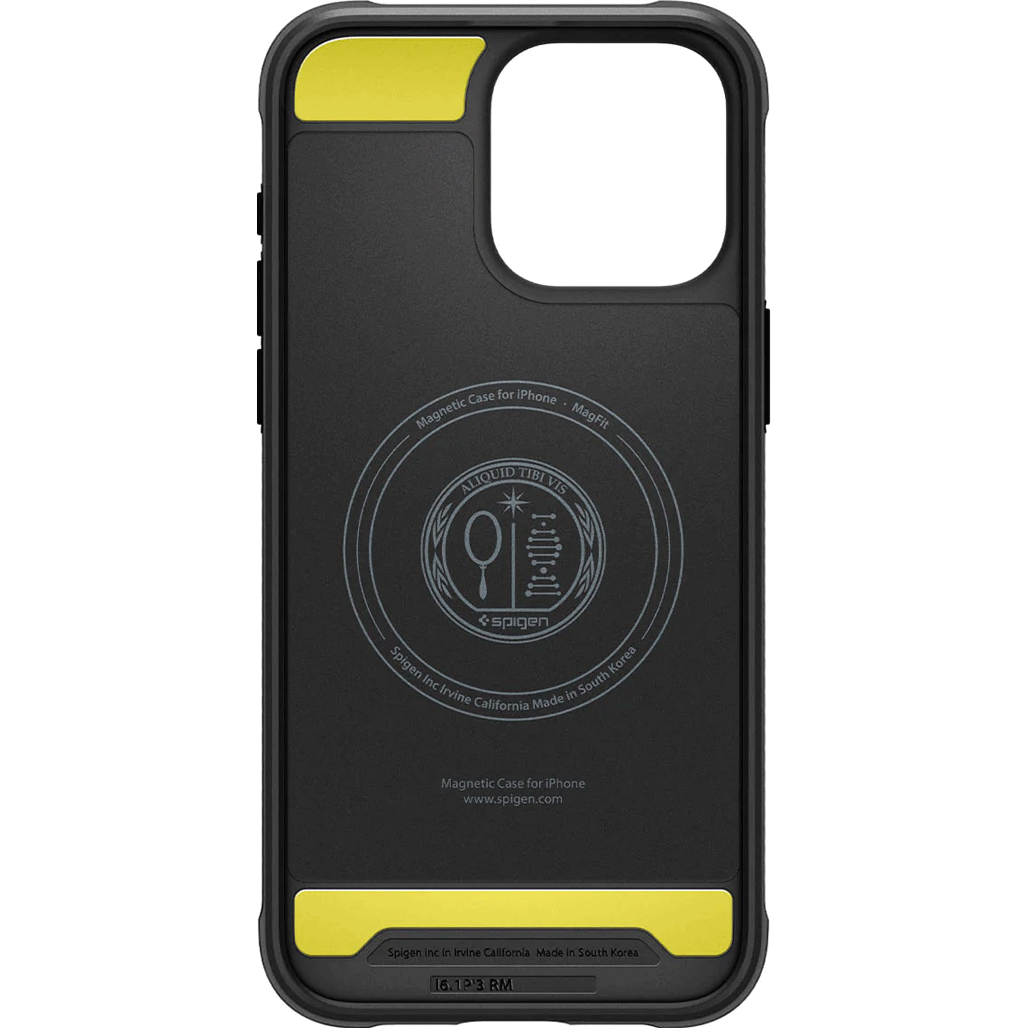 Чохол Spigen Rugged Armor with MagSafe для iPhone 15 Pro Matte Black (ACS06703)