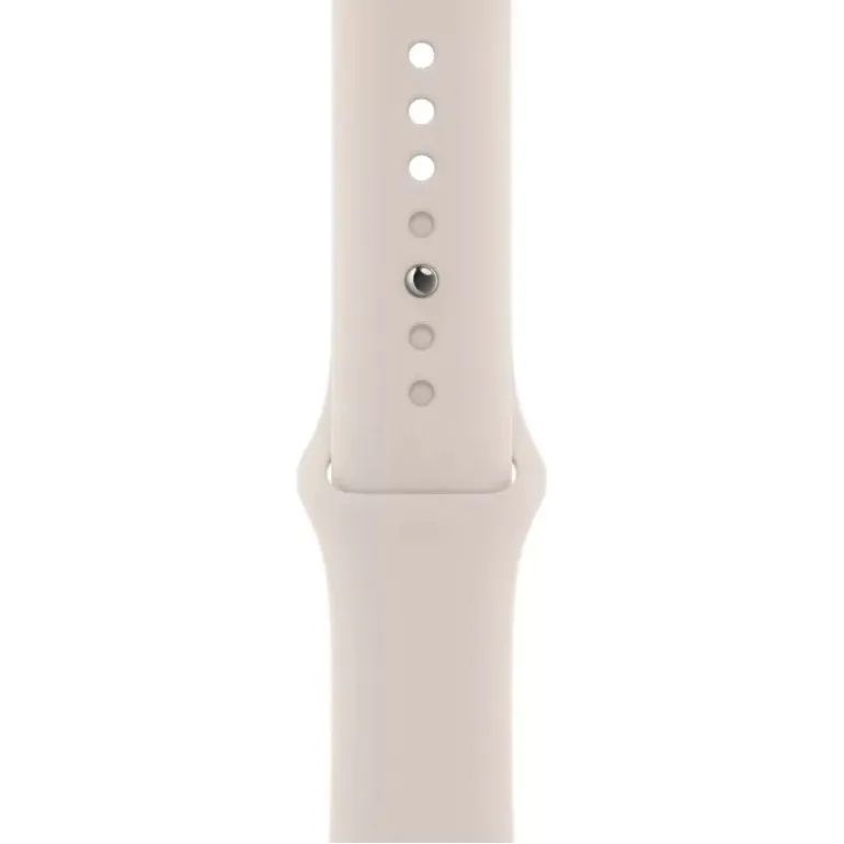 Смарт-годинник Apple Watch Series 8 41mm Starlight Aluminum Case with Starlight Sport Band S/M (MNU93)