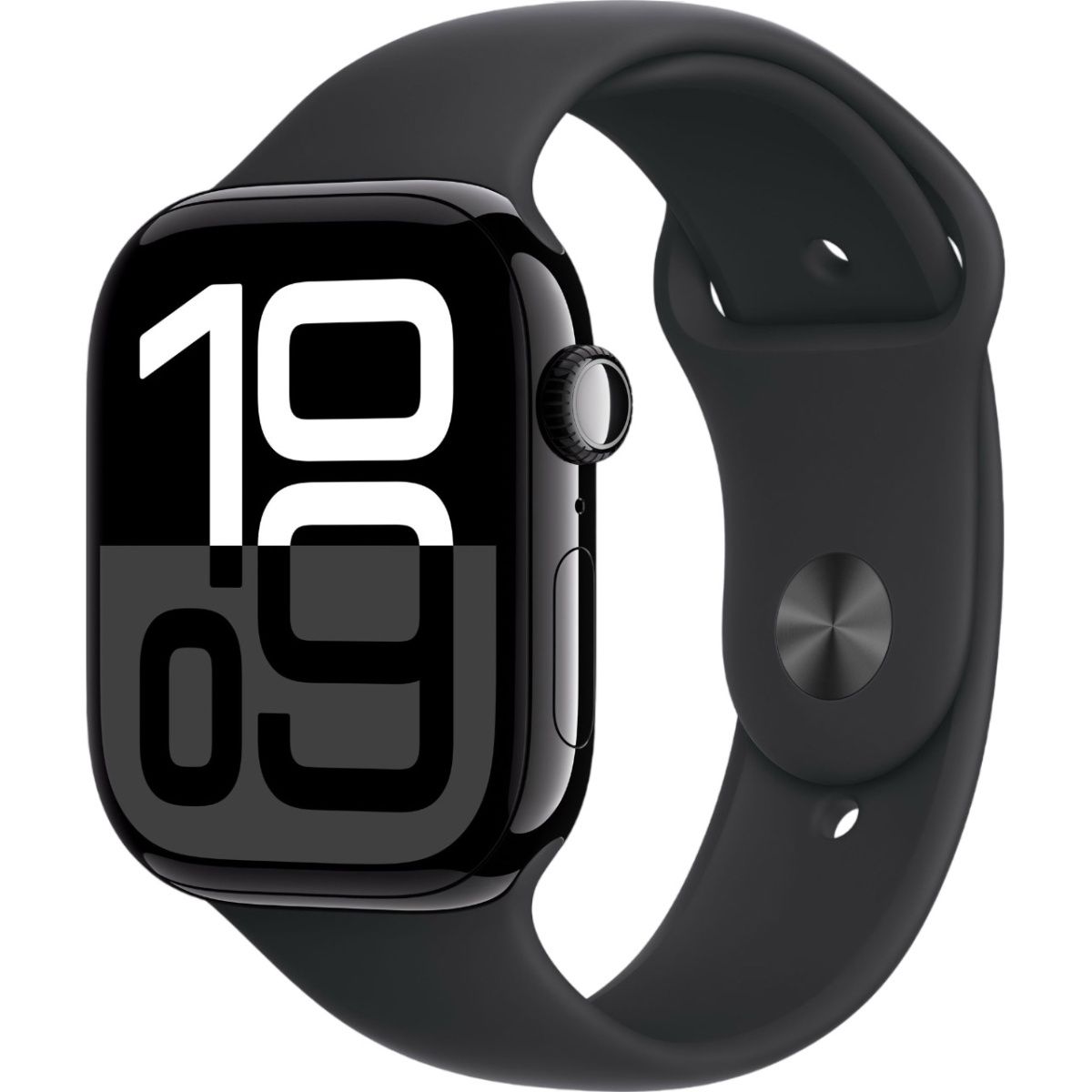 

Смарт-годинник Apple Watch Series 10 GPS 46mm Jet Black Aluminum Case with Black Sport Band S/M (MWWP3)