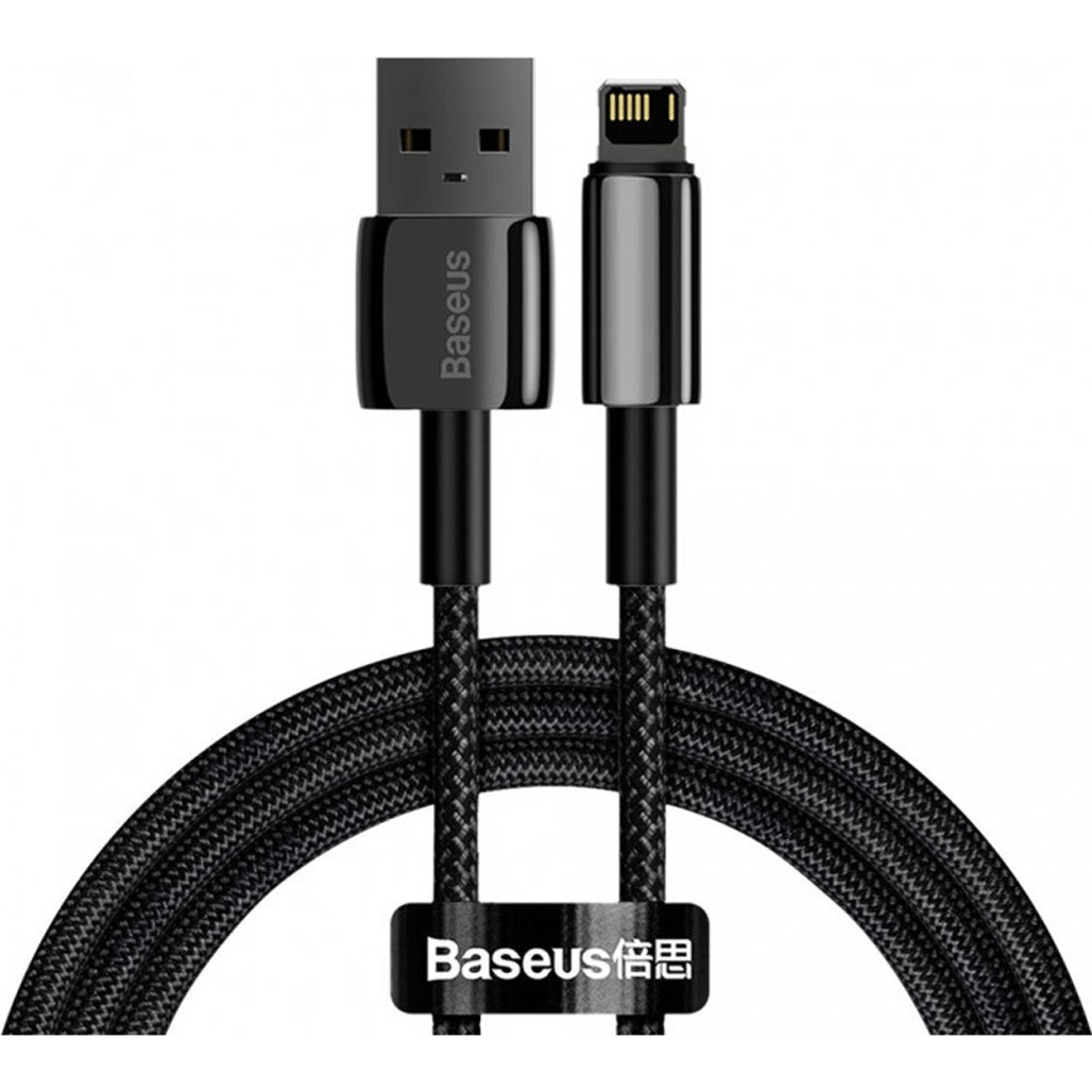 

Кабель Baseus Tungsten Gold USB to Lightning 1m Black (CALWJ-01)