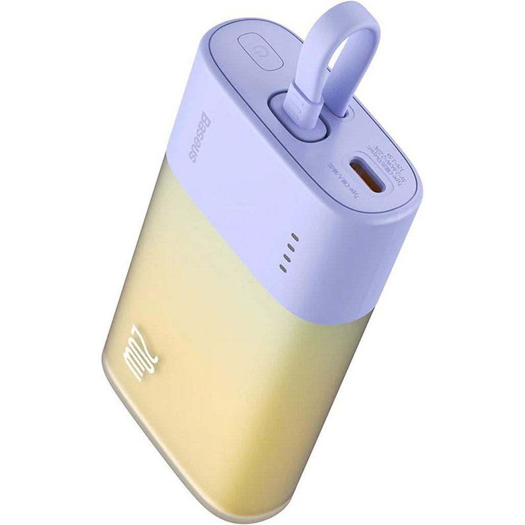 

Зовнішній акумулятор Baseus Popsicle Lightning 5200mAh 20W Purple (P10055600512-00)