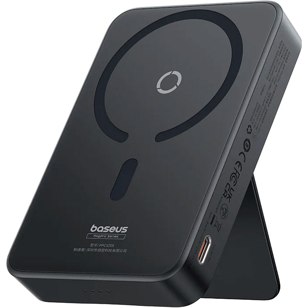 

Зовнішній акумулятор Baseus MagPro Magnetic Bracket 5000mAh 20W Black (P10064101123-00)