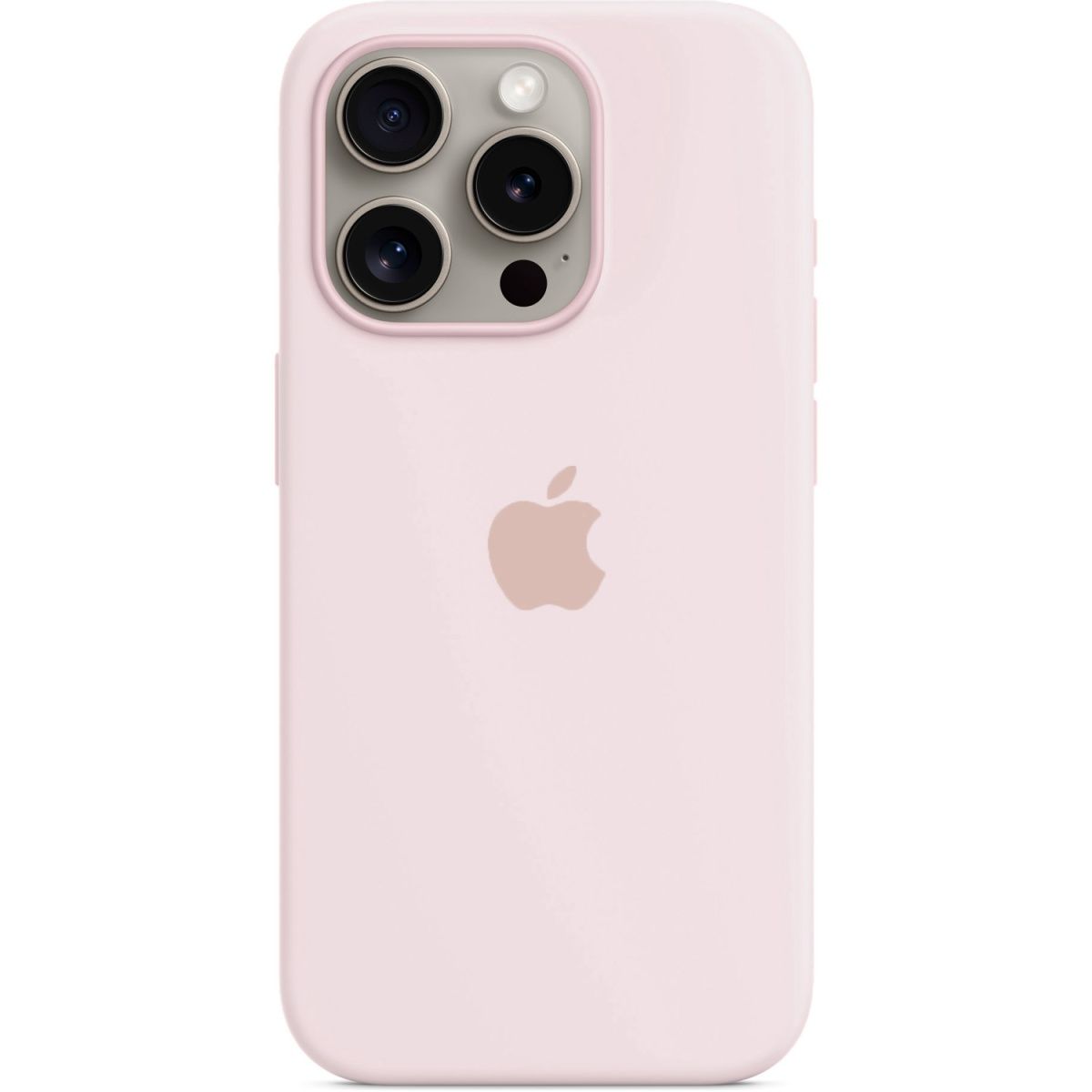 

Чехол Silicone Case для Apple iPhone 15 Pro Chalk Pink AA
