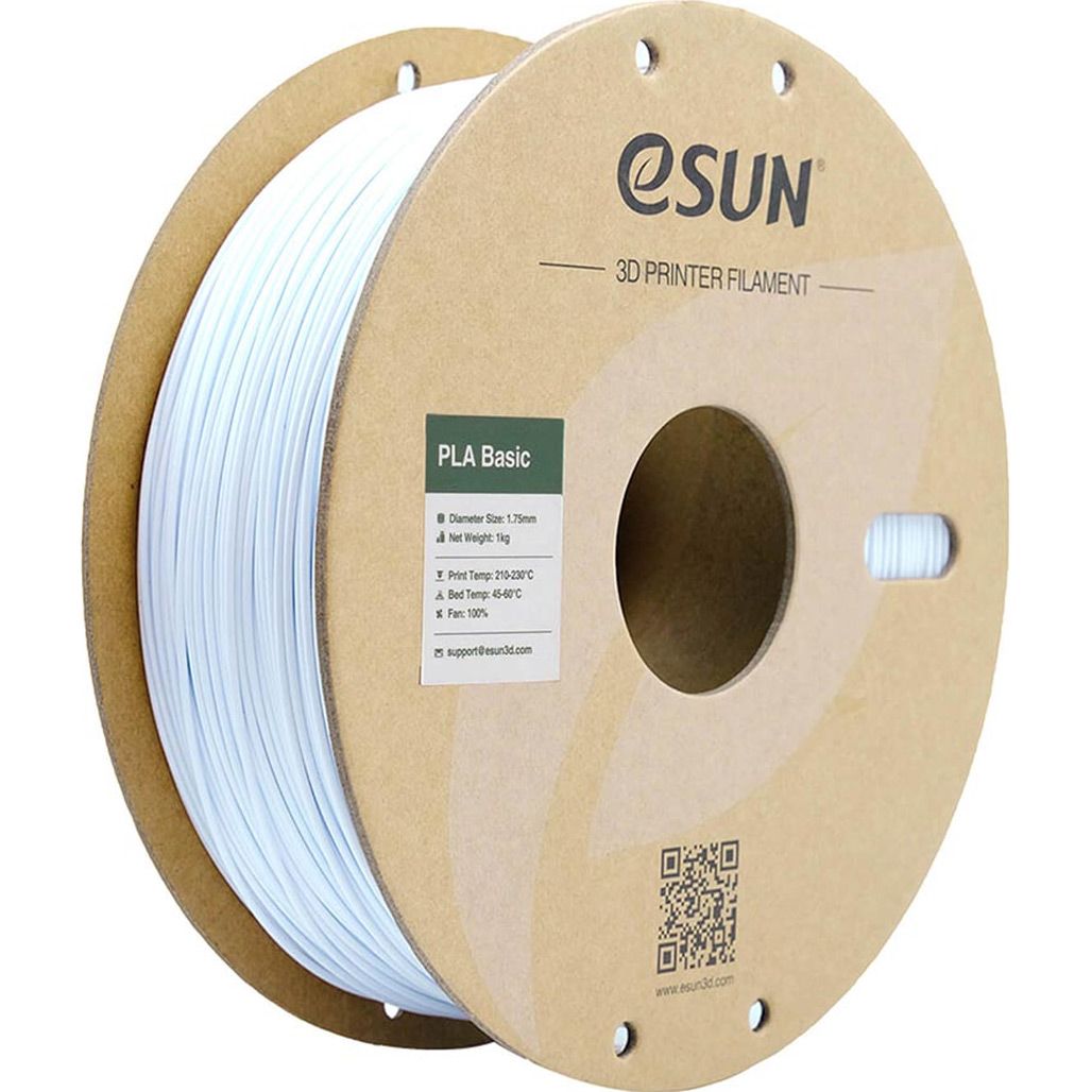 

Филамент для 3D-принтеров eSUN PLA Basic 1kg Cold White (PLA-BASIC175C-W1P1)
