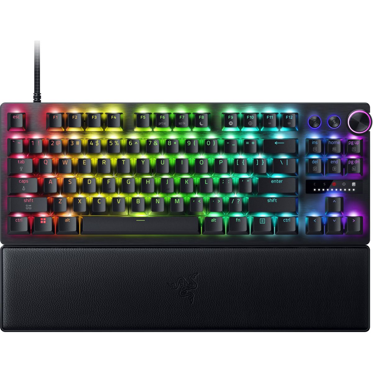 Клавиатура Razer Huntsman V3 Pro TKL Analog Optical Switch 8KHz USB UA Black (RZ03-05520100-R3M1)
